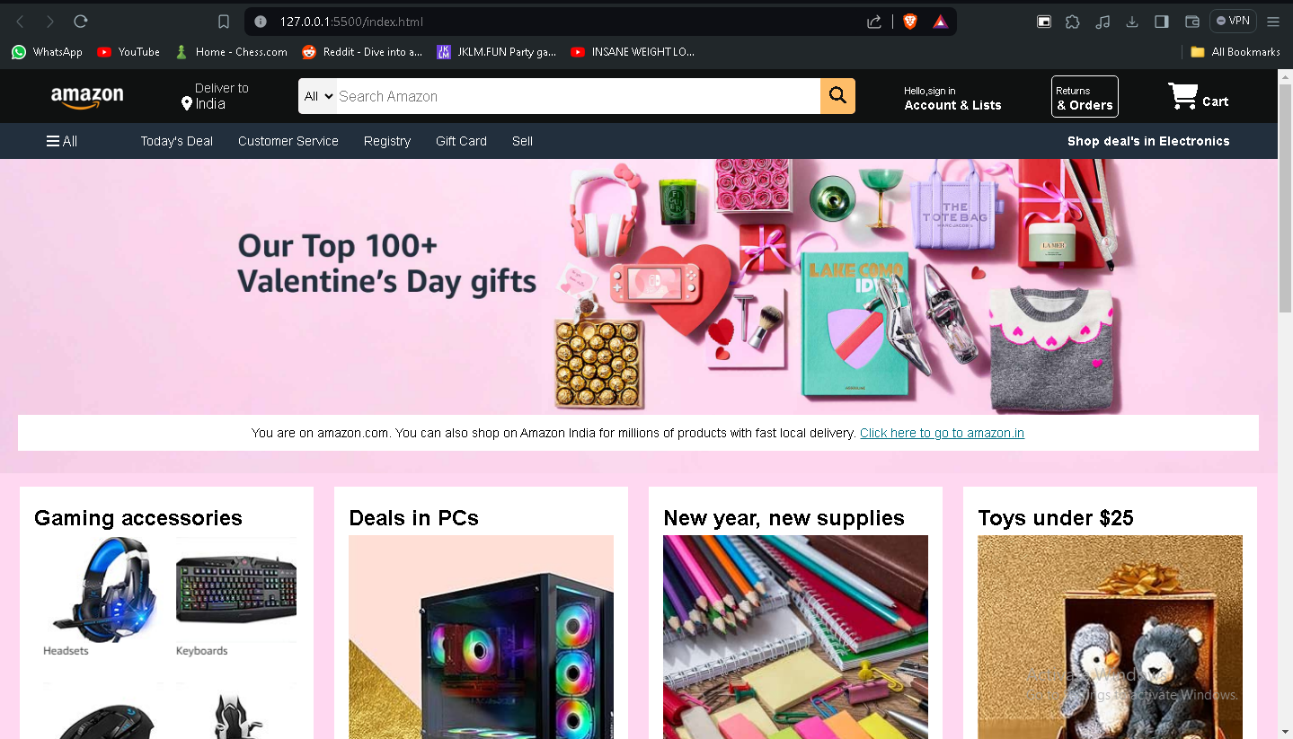 Amazon Clone